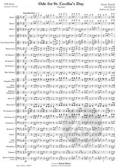 Ode for St. Cecilia's Day von Henry Purcell 