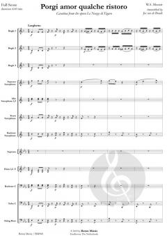 Porgi amor qualche ristoro (Fanfare) von Wolfgang Amadeus Mozart 