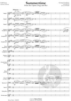 Summertime (Fanfarenorchester) von George Gershwin 