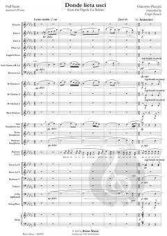 Donde lieta uscì von Giacomo Puccini 