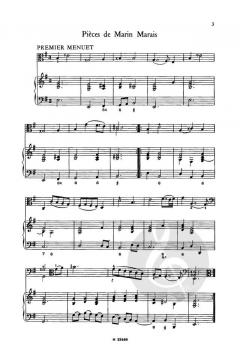 Concert Instrumental PJ417 von Marin Marais 