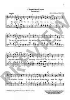 Drei Motetten von Gárdonyi, Zoltán (Download) 