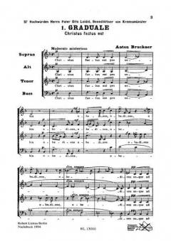 Graduale Nr. 1 von Anton Bruckner (Download) 