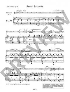 Grand Quintetto op. 34 von Carl Maria von Weber (Download) 