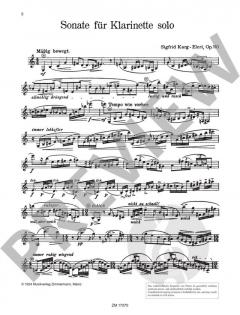 Sonate op. 110 von Sigfrid Karg-Elert (Download) 