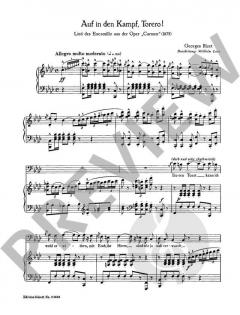 Auf in den Kampf, Torero! von Georges Bizet (Download) 