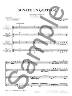 Sonate en Quatuor (Antoine Dornel) 
