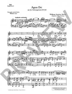 Agnus Dei KV 317 von Wolfgang Amadeus Mozart (Download) 