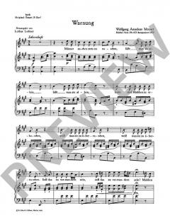 Warnung von Wolfgang Amadeus Mozart (Download) 