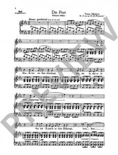 Seligkeit / Die Post D 433 / D 911 von Franz Schubert (Download) 