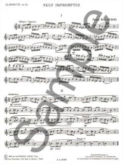 9 Impromptus von Pierre Max Dubois 