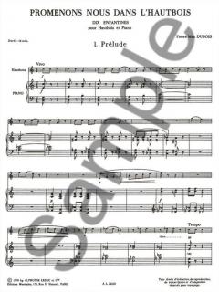Promenons-Nous Dans L Hautbois von Pierre Max Dubois für Oboe und Klavier im Alle Noten Shop kaufen