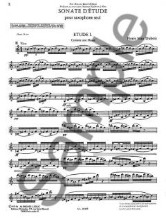 Sonate D Etude von Pierre Max Dubois 