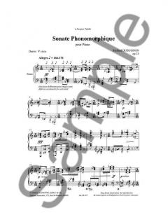 Sonate Phonomorphique Op. 33 von Richard Dubugnon 