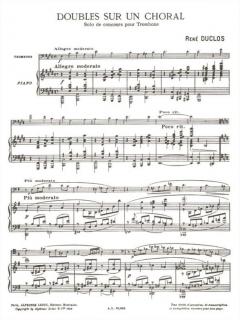 Doubles Sur Un Choral von Pierre Duclos für Posaune und Klavier im Alle Noten Shop kaufen