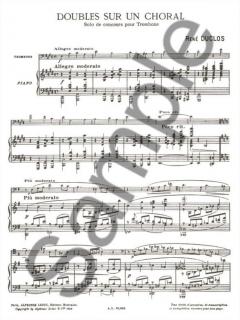 Doubles Sur Un Choral von Pierre Duclos für Posaune und Klavier im Alle Noten Shop kaufen