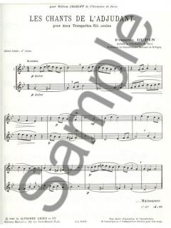 Chants De L Adjudant von Francois Dupin für 2 Trompeten im Alle Noten Shop kaufen