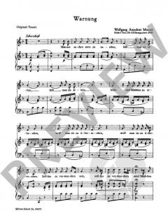 Warnung von Wolfgang Amadeus Mozart (Download) 