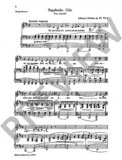 Feldeinsamkeit / Sapphische Ode von Johannes Brahms (Download) 