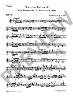 Slawischer Tanz e-Moll von Antonín Dvořák (Download) 