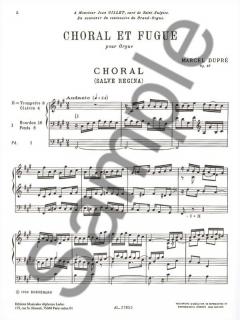 Choral et Fugue Op. 57 von Marcel Dupre 