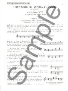 Cours D Harmonie Analytique von Marcel Dupré 