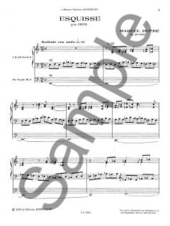 Esquisse Op. 41 von Marcel Dupre 