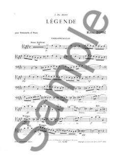 Legende von Marcel Dupré 