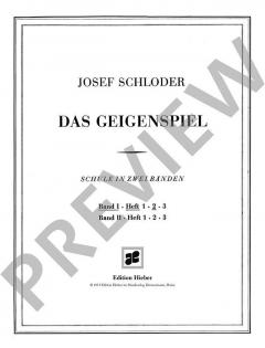 Das Geigenspiel von Josef Schloder (Download) 