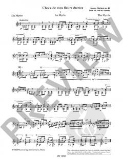 Eine Auswahl meiner Lieblingsblumen op. 46 von Mauro Giuliani (Download) 