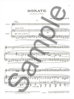 Sonate von Henri Dutilleux für Oboe und Klavier im Alle Noten Shop kaufen