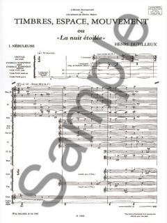 Timbres Espaces Mouvements ou 'La Nuit Etoilee' von Henri Dutilleux 