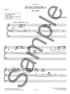 Evocation 1 von Thierry Escaich 