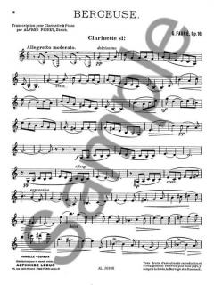 Berceuse Op. 16 von Gabriel Fauré 