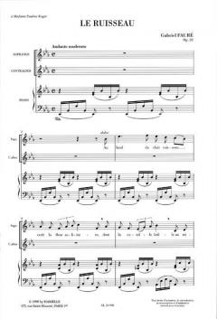 Le Ruisseau Op. 22 (Gabriel Fauré) 