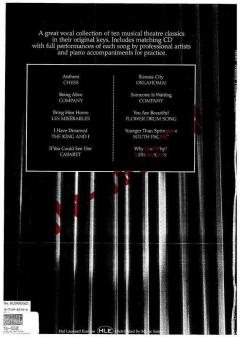 Musical Theatre Classics Tenor 