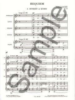 Requiem Op. 48 von Gabriel Fauré 