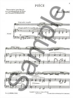Piece von Gabriel Fauré 