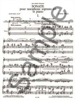 Sonate von Jindrich Feld 