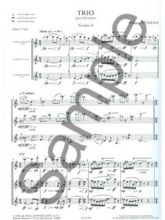 Trio -Partition von P. Fenelon 