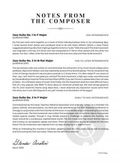 3 Jazz Suites for Piano von Glenda Austin 