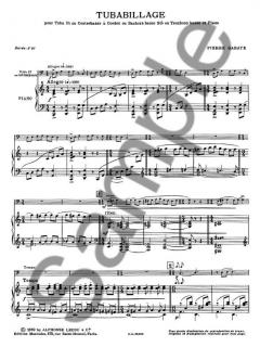 Tubabillage Tuba Ut ou Saxhorn von Pierre Gabaye im Alle Noten Shop kaufen