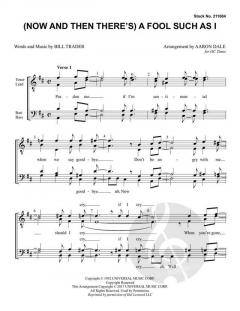 (Now and Then There's) A Fool Such as I von Bill Trader 