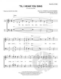'Til I Hear You Sing von Glenn Slater 