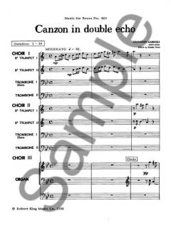Canzon In Double Echo (Andrea Gabrieli) 