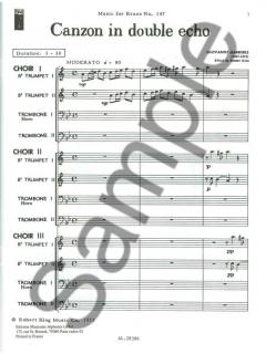 Canzon In Double Echo (Andrea Gabrieli) 