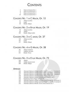 Complete Piano Concertos von Ludwig van Beethoven 