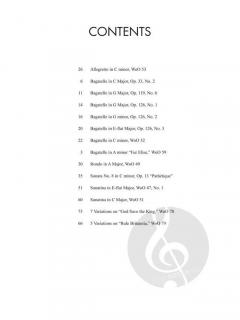 Selected Piano Pieces von Ludwig van Beethoven 