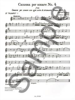 Canzona Per Sonare Nr. 4 (Andrea Gabrieli) 