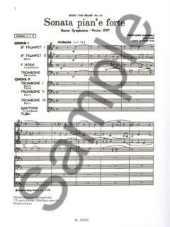 Sonata Pian E Forte (Giovanni Gabrieli) 